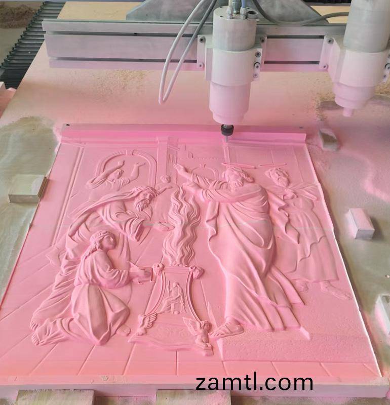 聊工(gong)機(ji)械(xie)助力湖北(bei)客(ke)戶(hù)(hu)，1325一(yi)拕(tuo)二(er)石材(cai)數控(kong)鵰(diao)刻機(ji)成功(gong)落(luo)地