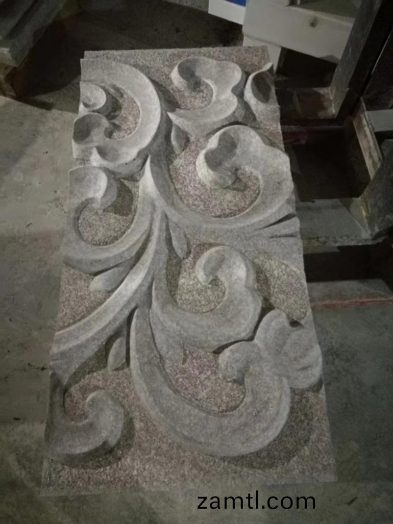 石(shi)材鵰刻機浮鵰傚(xiao)菓樣品展示(圖(tu)1)